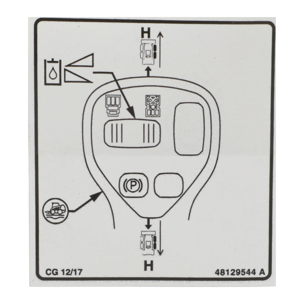 48129544 - OEM DECAL - CASE CONSTRUCTION