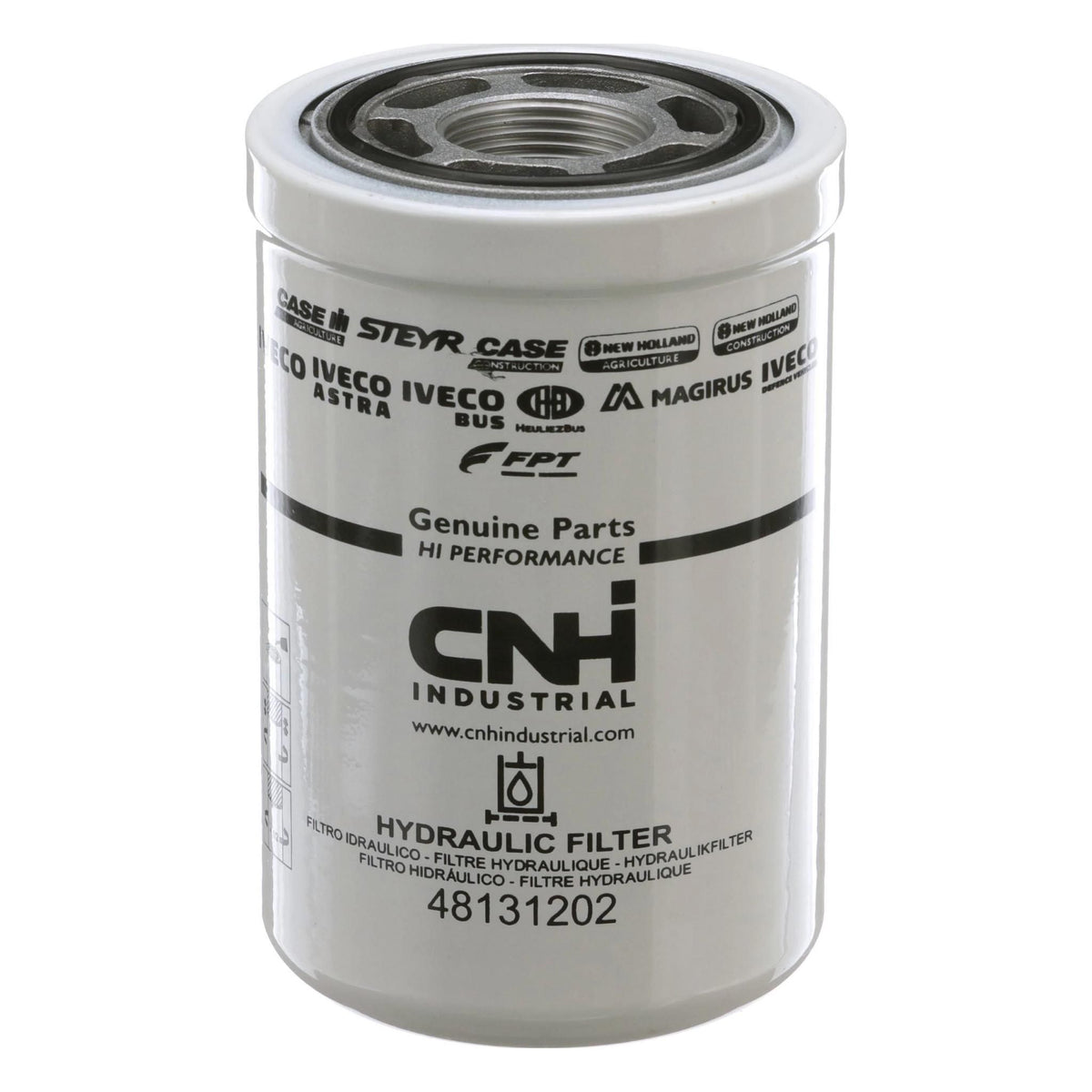 48131202 - OEM HYDRAULIC OIL FILTER SPIN-ON 97MM OD X 152MML - CASE CONSTRUCTION