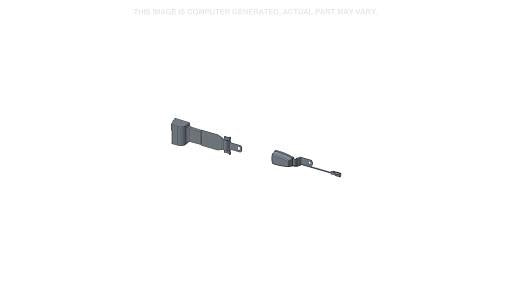 48151992 - OEM SEAT BELT 3" WIDE - CASE CONSTRUCTION