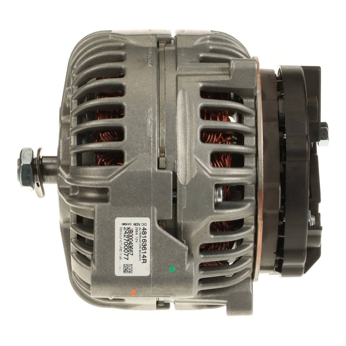 48163614R - OEM REMANUFACTURED ALTERNATOR - CASE CONSTRUCTION