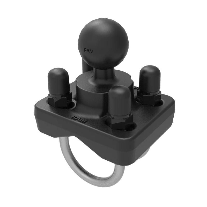48165528 - OEM RAM DOUBLE U-BOLT BALL BASE FOR 1IN-1.25IN RAILS - CASE CONSTRUCTION