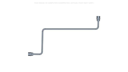48166190 - OEM REDUCING VALVE TUBE TO RIGHT-HAND STABILIZER - CASE CONSTRUCTION