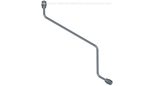 48166190 - OEM REDUCING VALVE TUBE TO RIGHT-HAND STABILIZER - CASE CONSTRUCTION