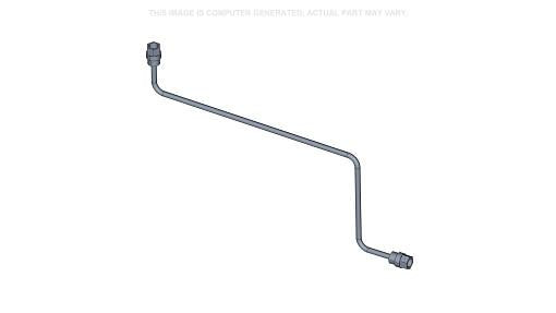 48166190 - OEM REDUCING VALVE TUBE TO RIGHT-HAND STABILIZER - CASE CONSTRUCTION