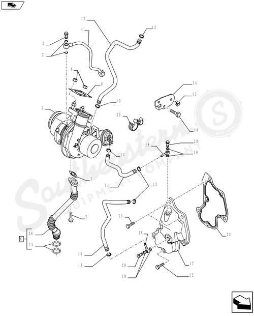 4899343 - OEM GASKET - CASE CONSTRUCTION