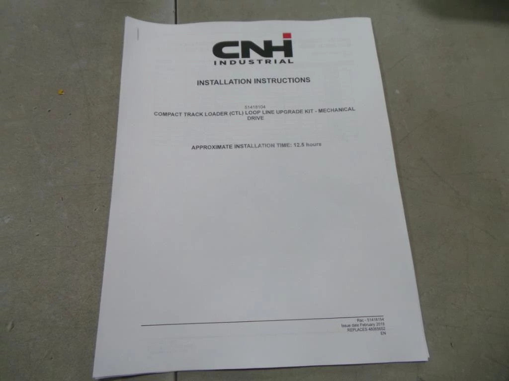 51418154 - OEM INSTRUCTION - CASE CONSTRUCTION