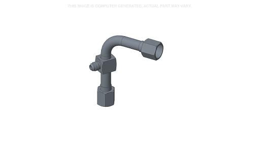 51432020 - OEM SELF-LEVELING HYDRAULIC TUBE LOWER SL TO MANIFOLD - CASE CONSTRUCTION