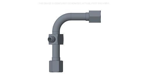 51432020 - OEM SELF-LEVELING HYDRAULIC TUBE LOWER SL TO MANIFOLD - CASE CONSTRUCTION