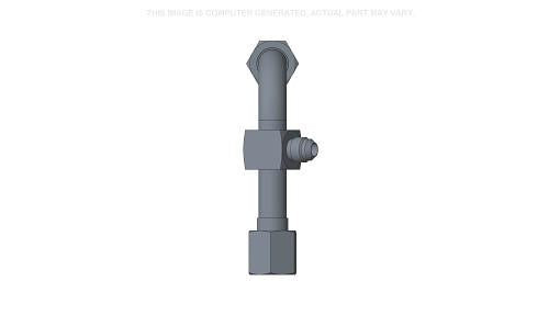 51432020 - OEM SELF-LEVELING HYDRAULIC TUBE LOWER SL TO MANIFOLD - CASE CONSTRUCTION
