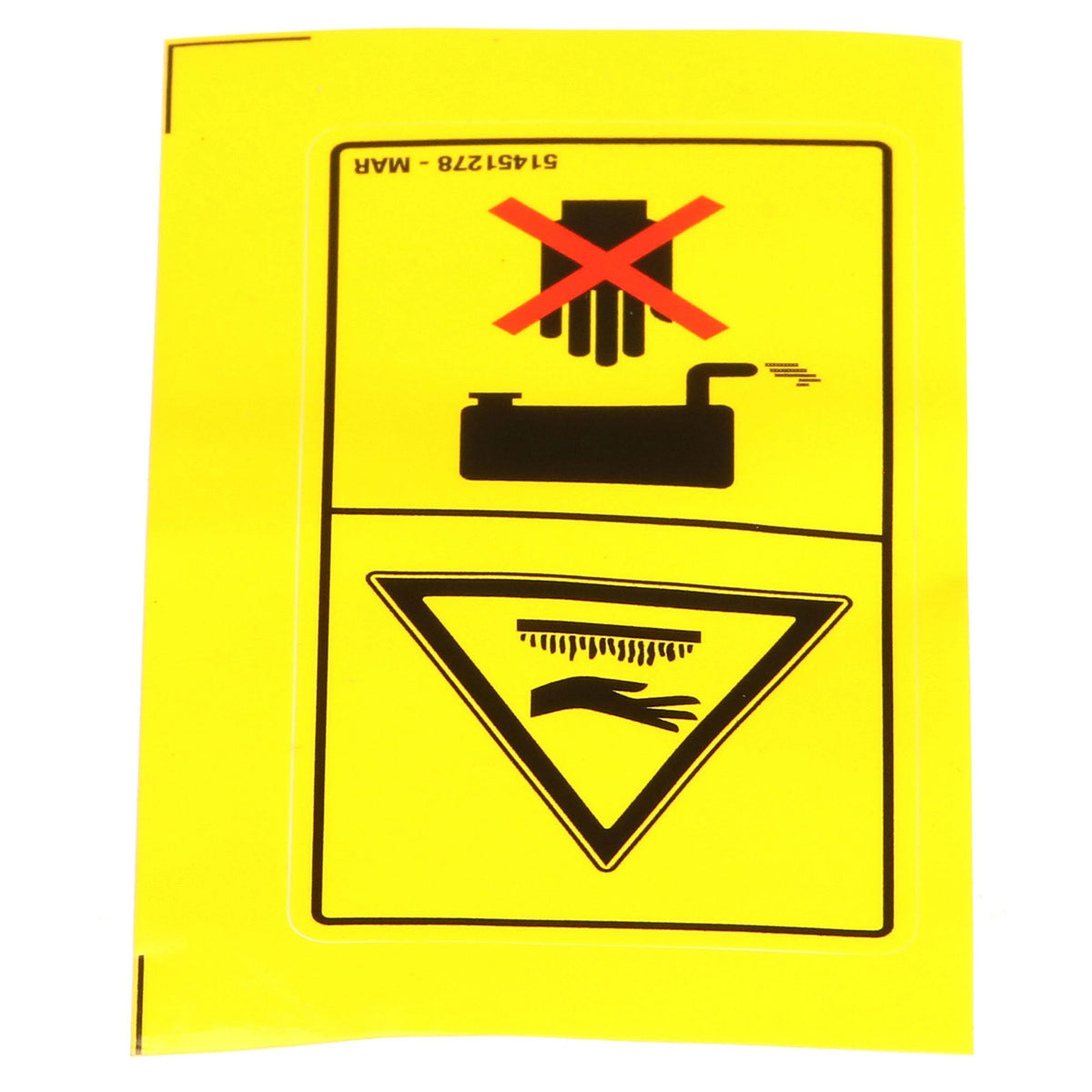 51451278 - OEM WARNING DECAL - CASE CONSTRUCTION