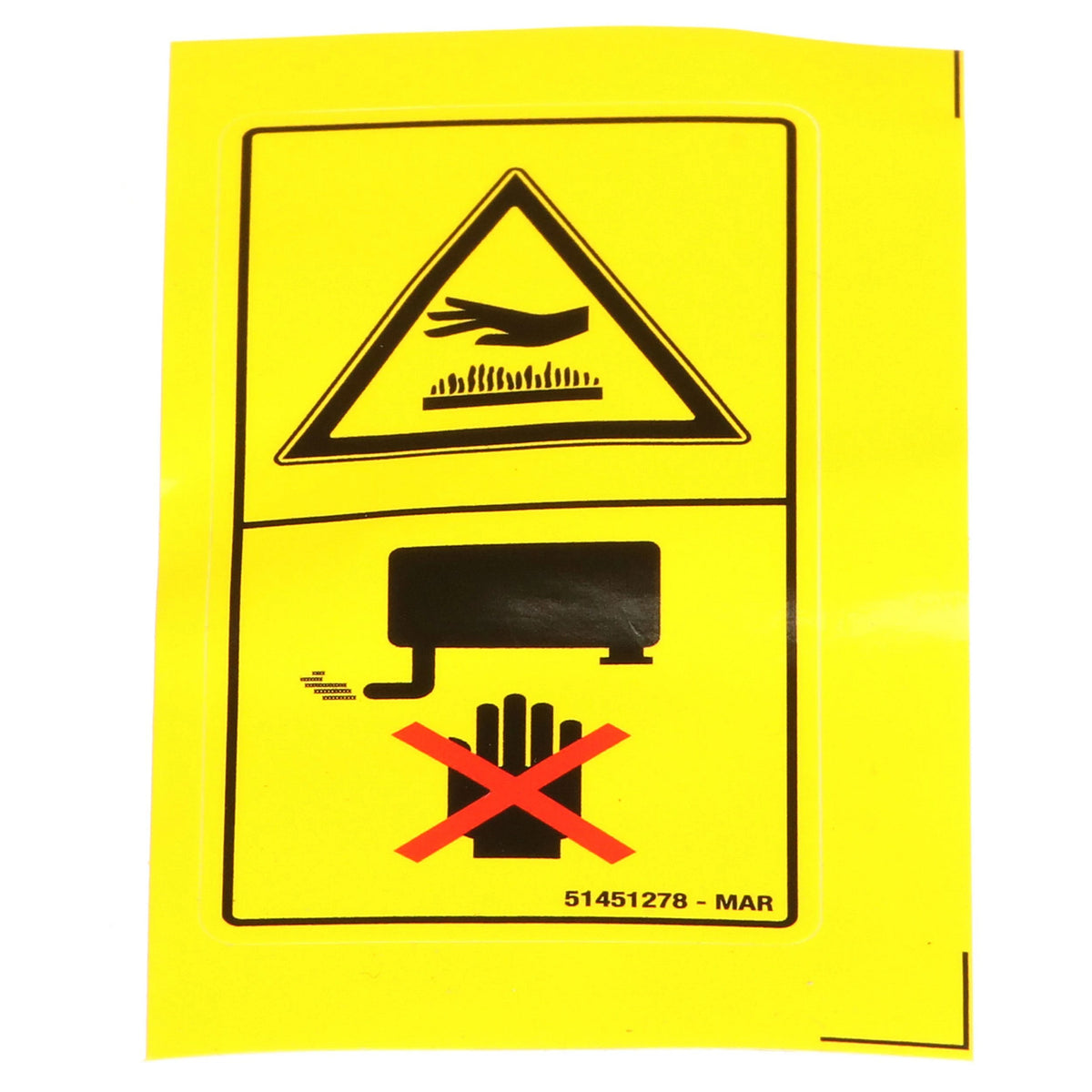 51451278 - OEM WARNING DECAL - CASE CONSTRUCTION