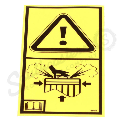 51642527 - OEM WARNING DECAL - CASE CONSTRUCTION