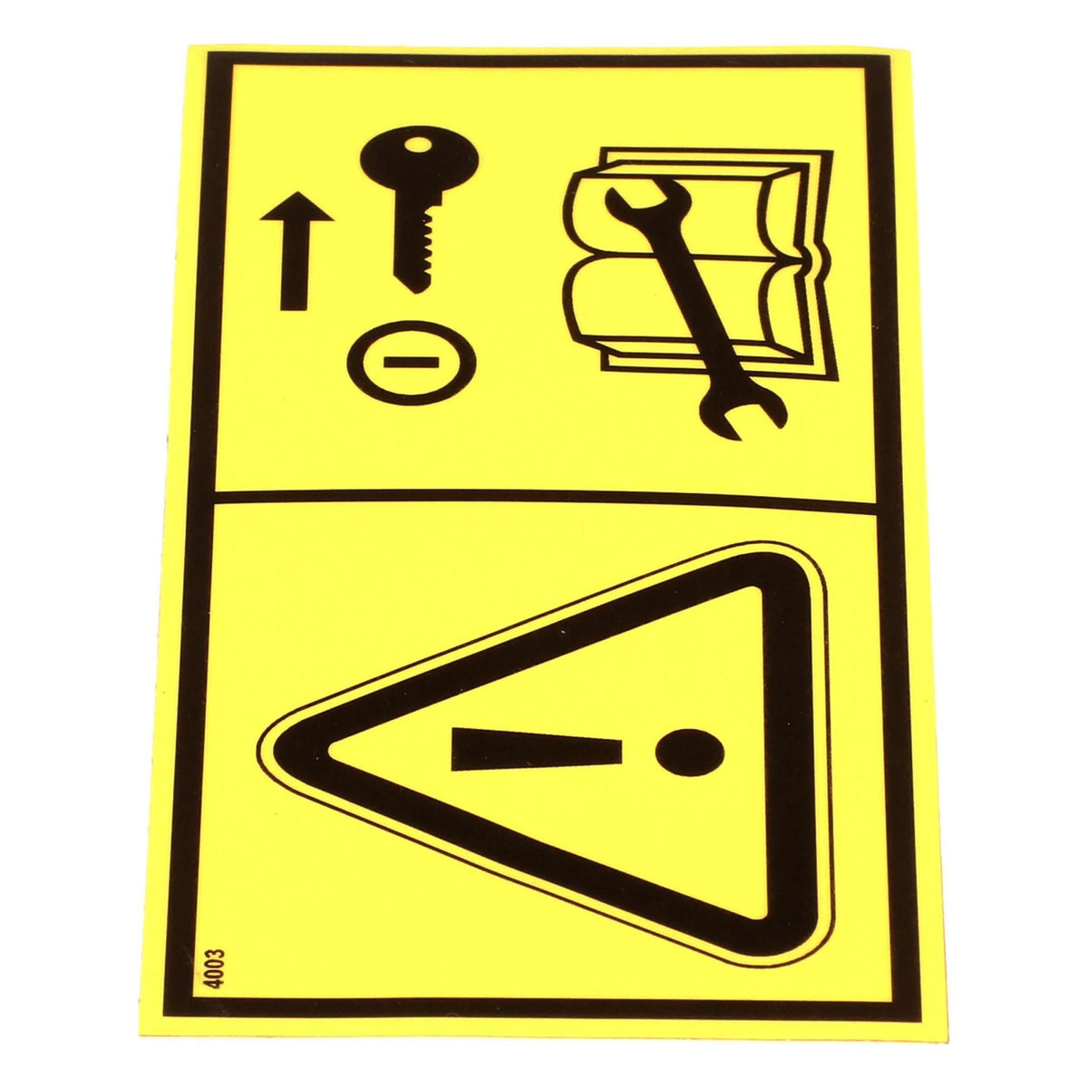 51642531 - OEM WARNING DECAL - CASE CONSTRUCTION
