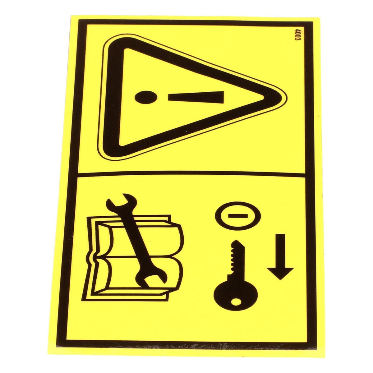 51642531 - OEM WARNING DECAL - CASE CONSTRUCTION