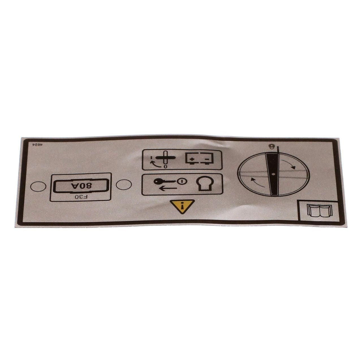 51642534 - OEM BATTERY DISCONNECT DECAL - CASE CONSTRUCTION