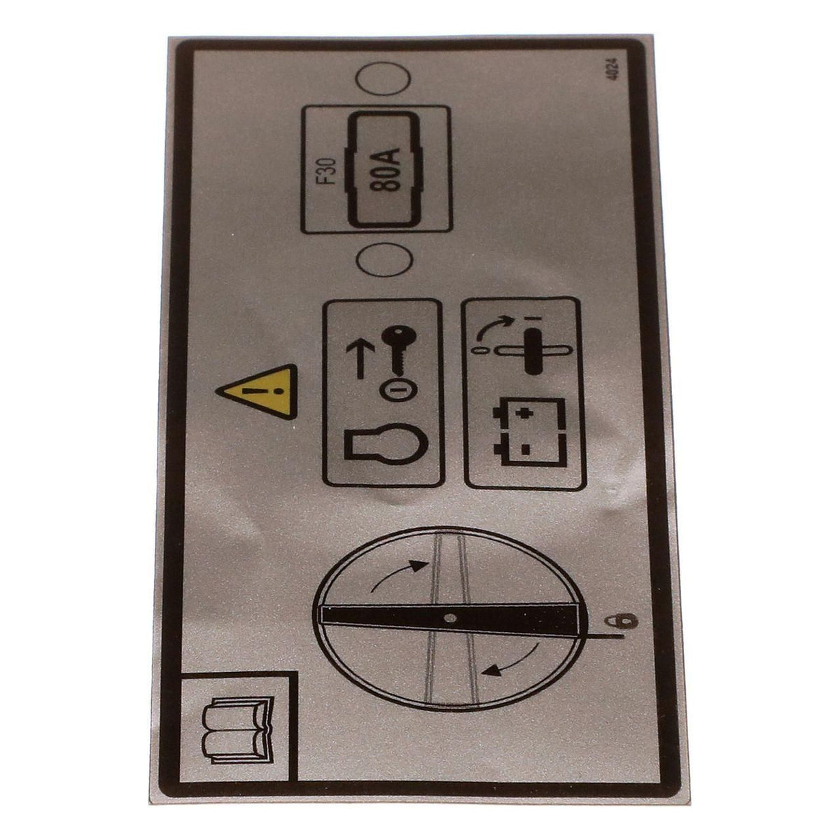51642534 - OEM BATTERY DISCONNECT DECAL - CASE CONSTRUCTION
