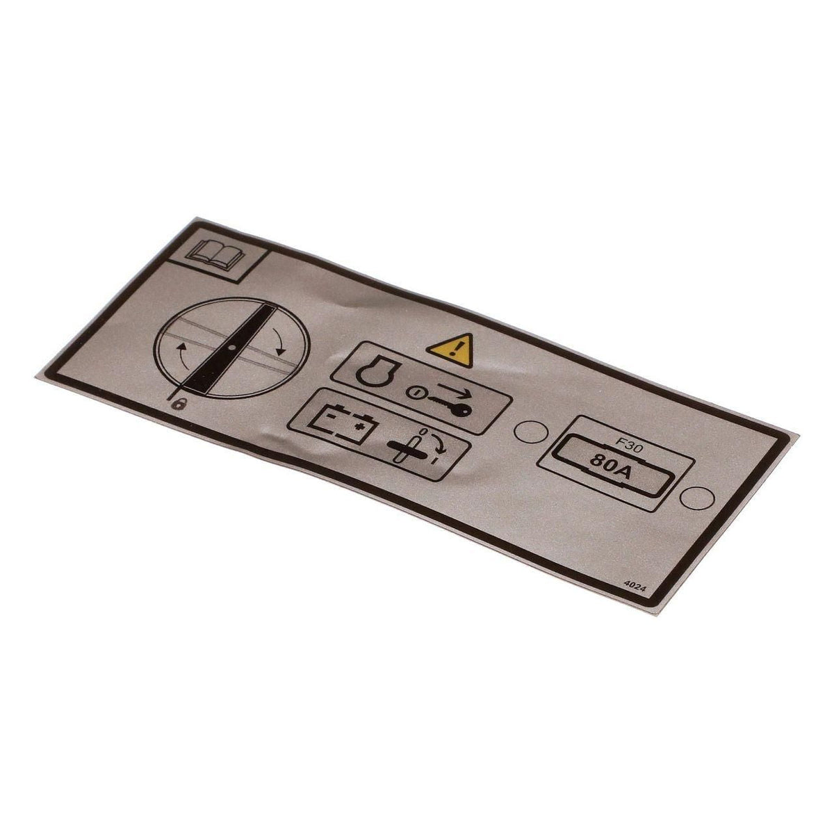 51642534 - OEM BATTERY DISCONNECT DECAL - CASE CONSTRUCTION