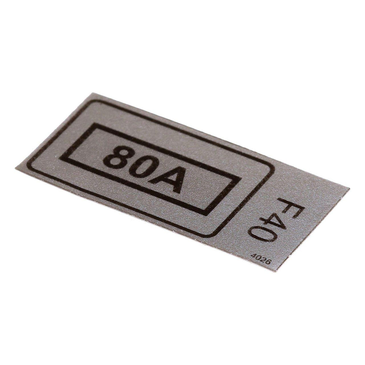 51642536 - OEM 80A FUSE DECAL - CASE CONSTRUCTION