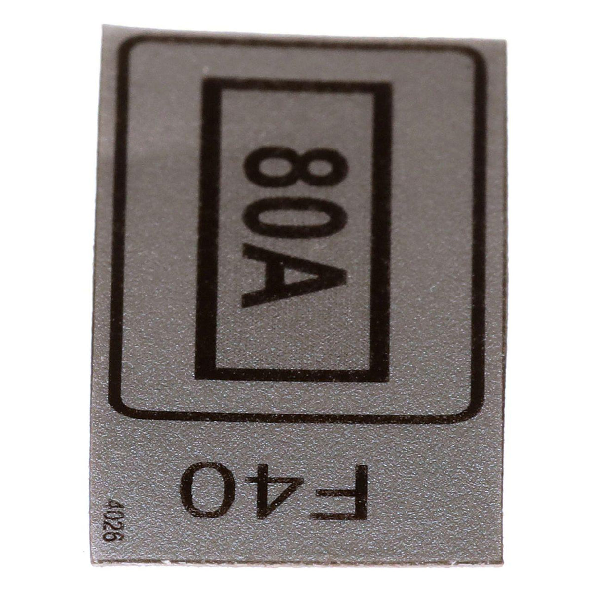 51642536 - OEM 80A FUSE DECAL - CASE CONSTRUCTION