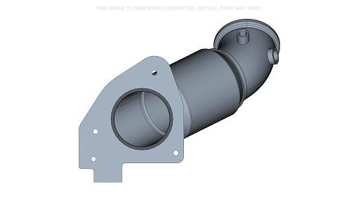 51653073 - OEM EXHAUST SYSTEM PIPE - CASE CONSTRUCTION