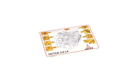 51662121 - OEM ENGINE MAINTENANCE DECAL - CASE CONSTRUCTION