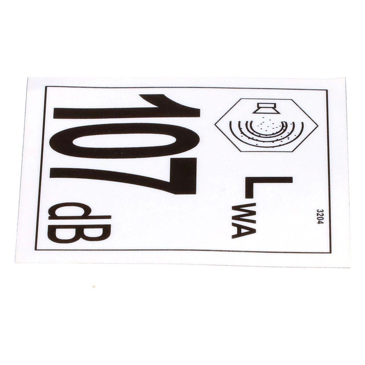 51662135 - OEM SOUND DECAL 107 DB - CASE CONSTRUCTION