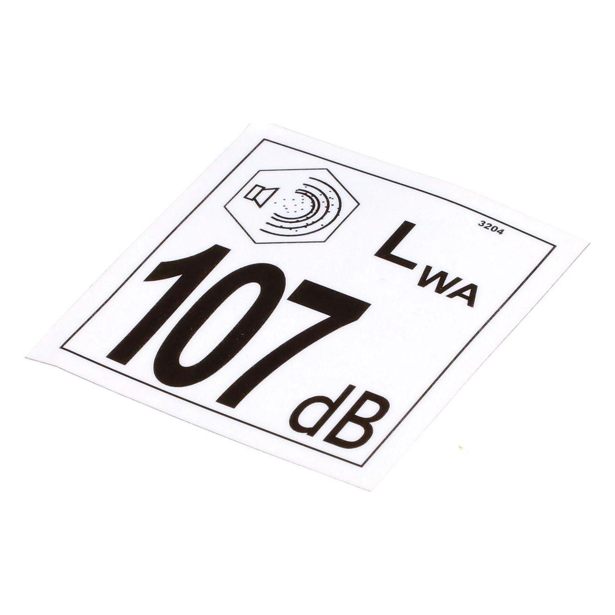 51662135 - OEM SOUND DECAL 107 DB - CASE CONSTRUCTION