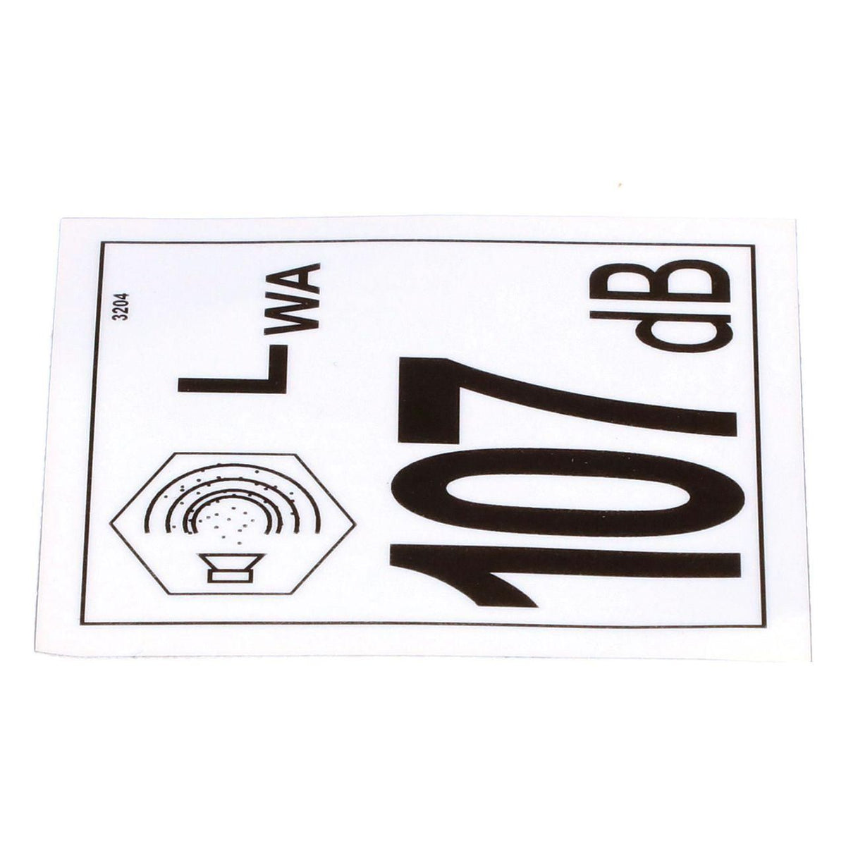 51662135 - OEM SOUND DECAL 107 DB - CASE CONSTRUCTION