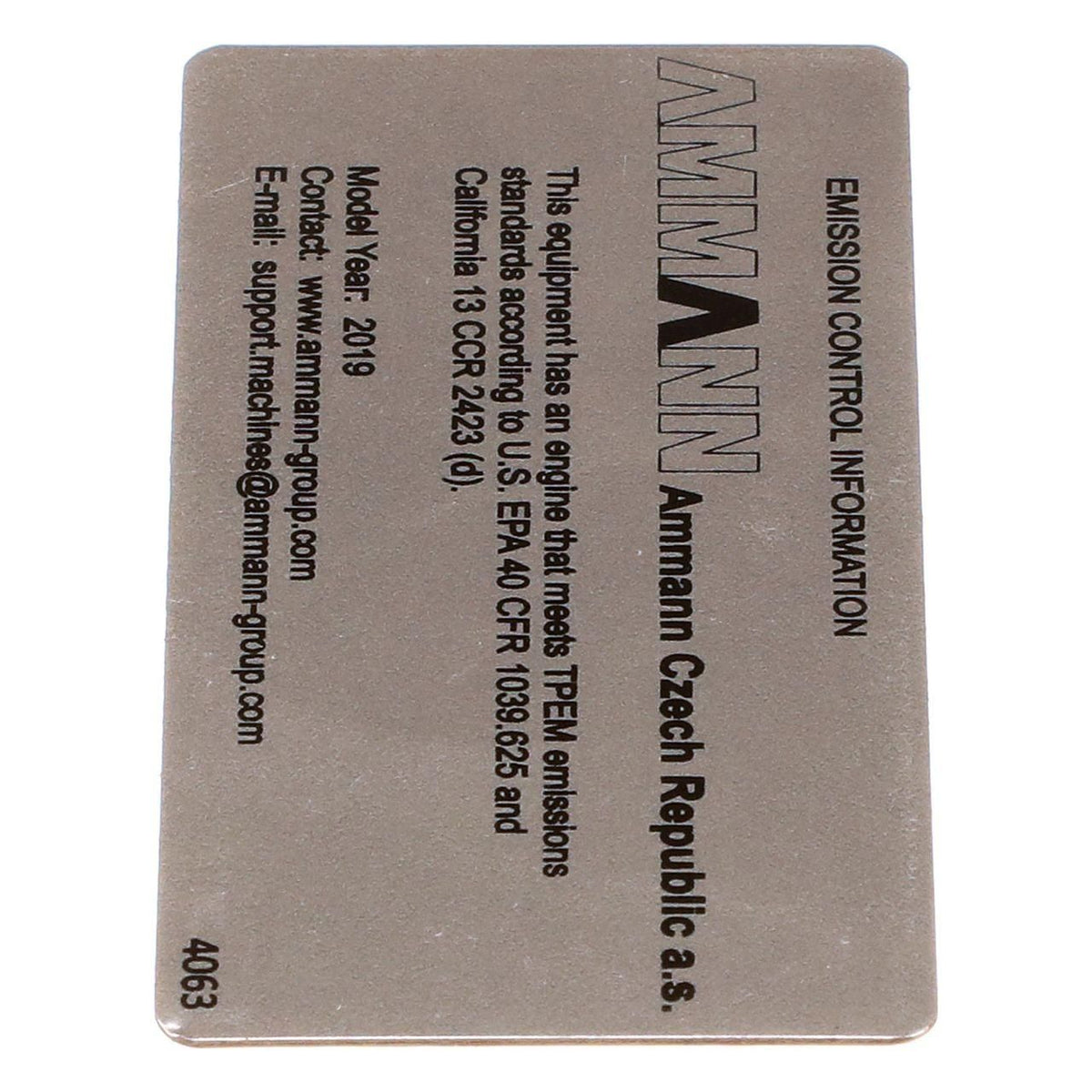 51668583 - OEM 2019 EMISSIONSFO DECAL - CASE CONSTRUCTION