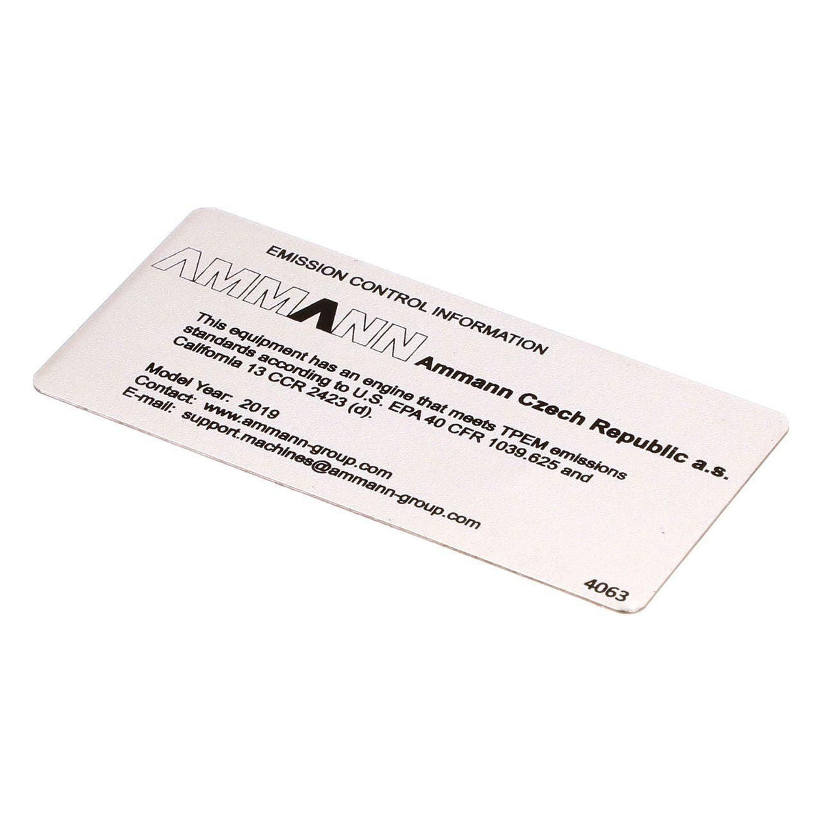 51668583 - OEM 2019 EMISSIONSFO DECAL - CASE CONSTRUCTION