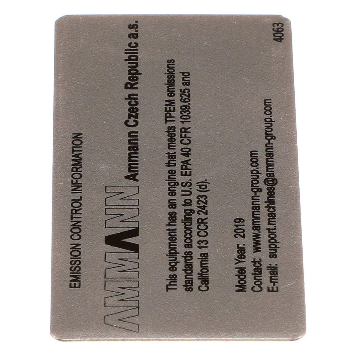 51668583 - OEM 2019 EMISSIONSFO DECAL - CASE CONSTRUCTION