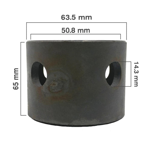 64.001.000X - OEM MEDIUM MOUNTING PIPE 2IN X 2 1/2IN X 2.5IN X 9/16 - CASE CONSTRUCTION