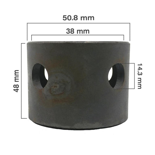 64.002.000X - OEM SMALL MOUNTING PIPE 1 1/2IN X 1 7/8IN X 2IN X 9/16 - CASE CONSTRUCTION