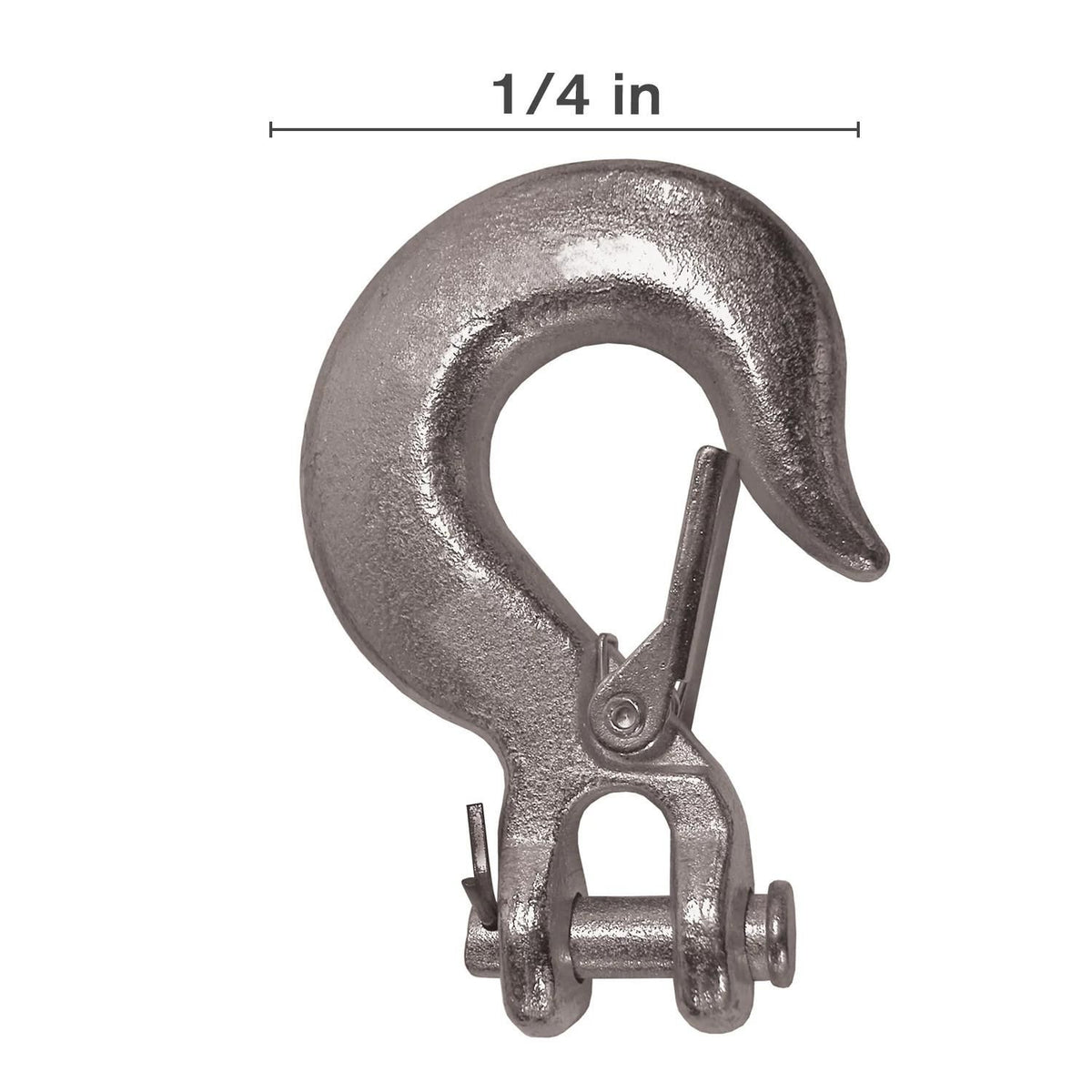 64.110.006X - OEM GRADE 70 SLIP HOOK w/ SAFETY LOCK 1/4IN - CASE CONSTRUCTION