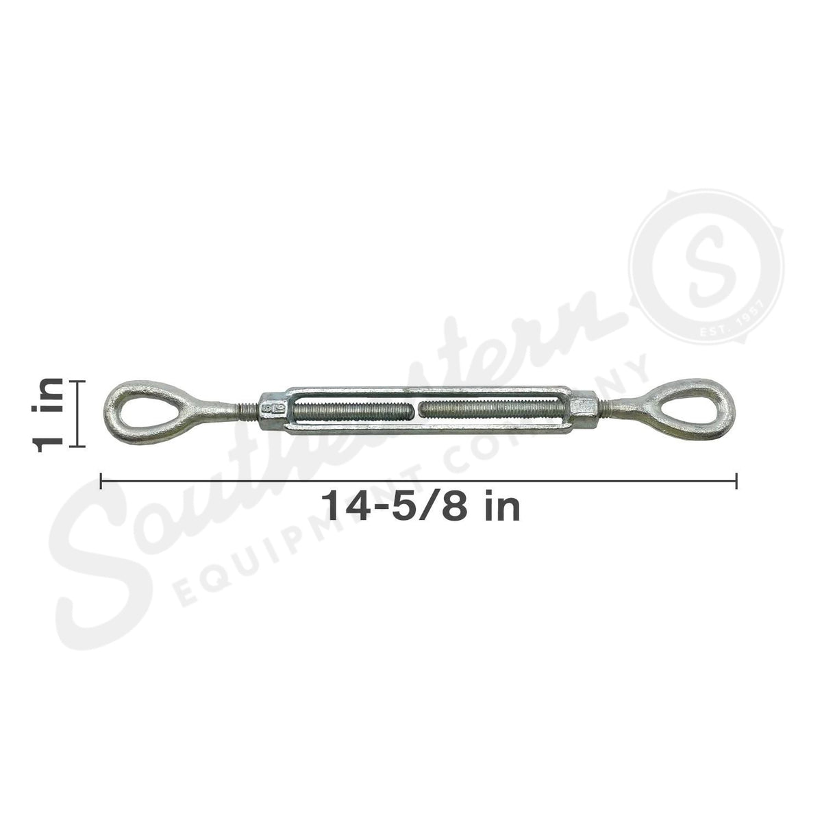 64.395.144X - OEM HOOK & EYE TURNBUCKLE 1/2IN X 6IN - CASE CONSTRUCTION