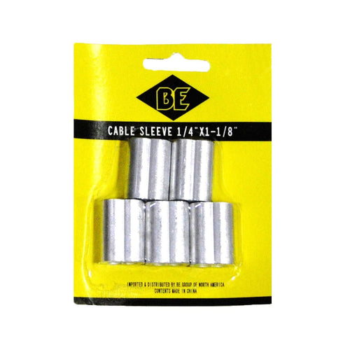 64.424.085X - OEM ALUMINUM CABLE SLEEVES .250IN X .125IN - CASE CONSTRUCTION