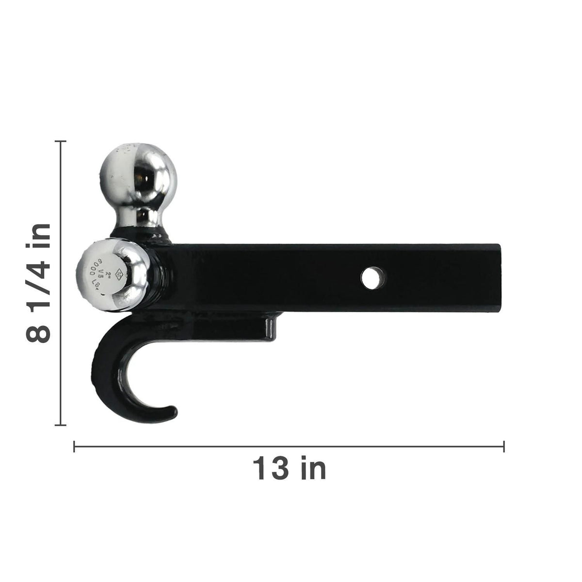 64.500.326X - OEM HEAVY DUTY TRIPLE-TYPE TRAILER BALL MOUNT - CASE CONSTRUCTION