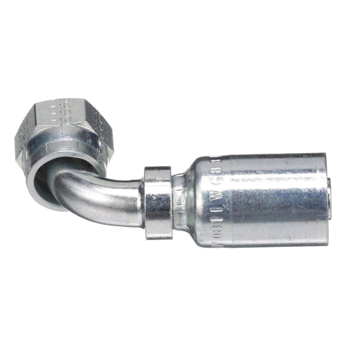666448C1 - OEM HYDRAULIC FITTING FEMALE JIC 37 SWIVEL 90 DEGREE S-DROP - CASE CONSTRUCTION