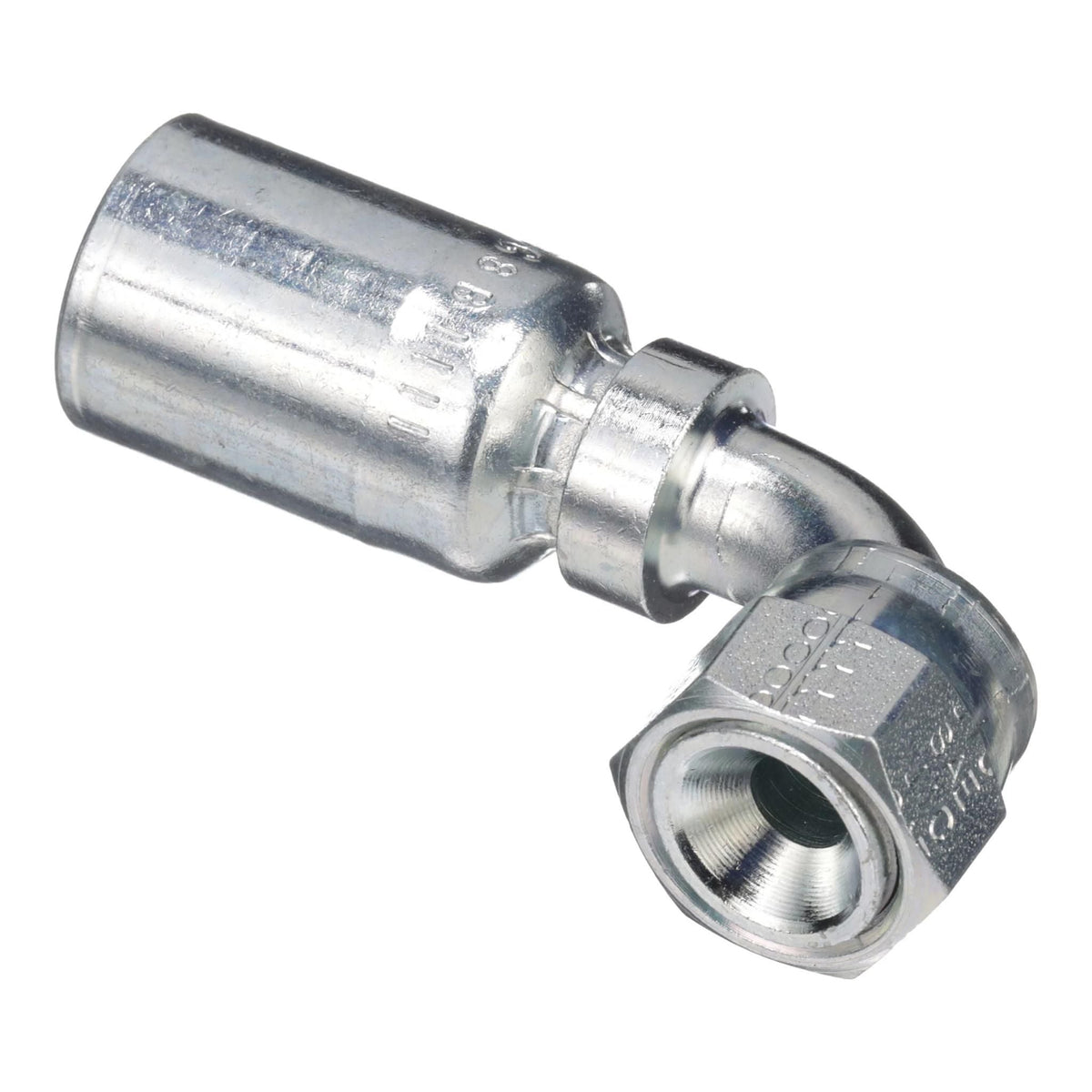 666448C1 - OEM HYDRAULIC FITTING FEMALE JIC 37 SWIVEL 90 DEGREE S-DROP - CASE CONSTRUCTION