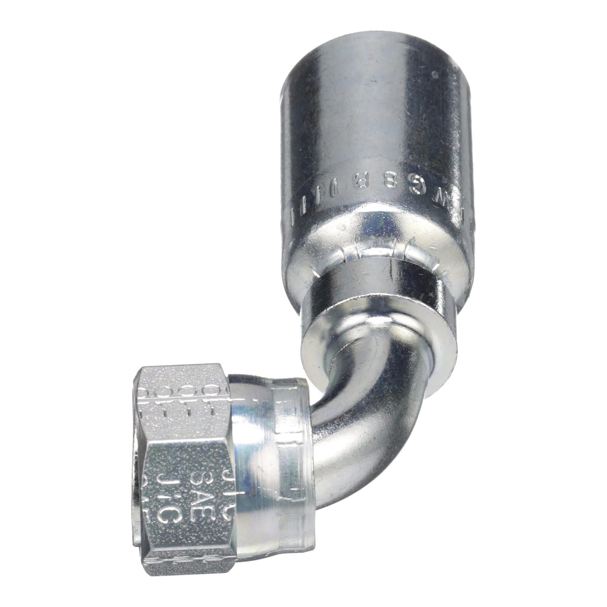 666448C1 - OEM HYDRAULIC FITTING FEMALE JIC 37 SWIVEL 90 DEGREE S-DROP - CASE CONSTRUCTION