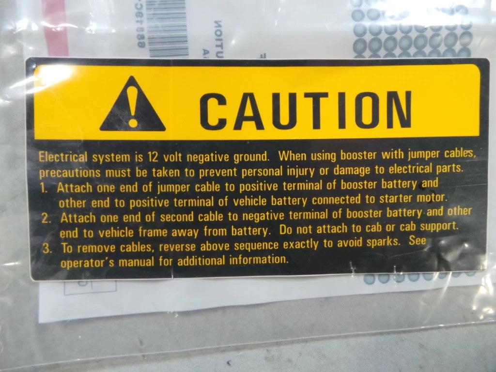68819C1 - OEM CAUTION DECAL - CASE CONSTRUCTION