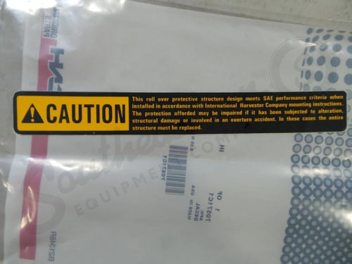 70571C1 - OEM CAUTION DECAL ROPSSTRUCTIONS - CASE CONSTRUCTION