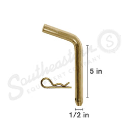 CASE Construction OEM Bent Trailer Hitch Pin part number 720HPX