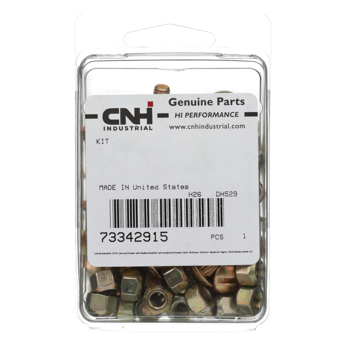 73342915 - OEM METRIC SICKLE STANDARD HARDWARE - CASE CONSTRUCTION