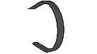 73342926 - OEM POLY PICKUP BAND FOR ROUND BALER BLACK - CASE CONSTRUCTION
