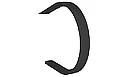 73342927 - OEM POLY PICKUP BAND FOR ROUND BALER BLACK - CASE CONSTRUCTION