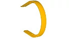73342930 - OEM POLY PICKUP BAND FOR SQUARE BALER YELLOW - CASE CONSTRUCTION