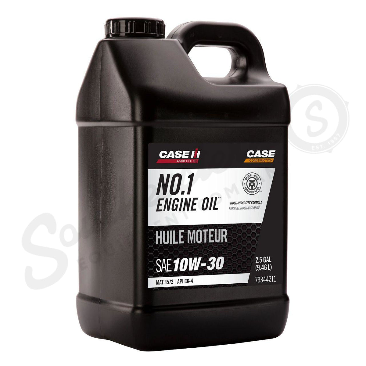 73344211 - OEM ENGINE OIL SAE 10W-30 API 4 MAT 3572 2.5 GAL./9.46L - CASE CONSTRUCTION