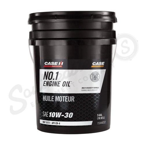 73344212 - OEM ENGINE OIL SAE 10W-30 API 4 MAT 3572 5 GAL./18.92L - CASE CONSTRUCTION