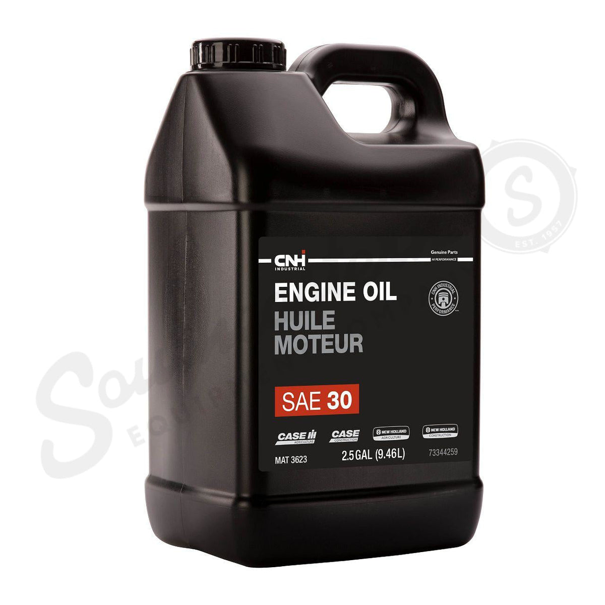73344259 - OEM ENGINE OIL SAE 30 MAT 3622 2.5 GAL./9.46L - CASE CONSTRUCTION